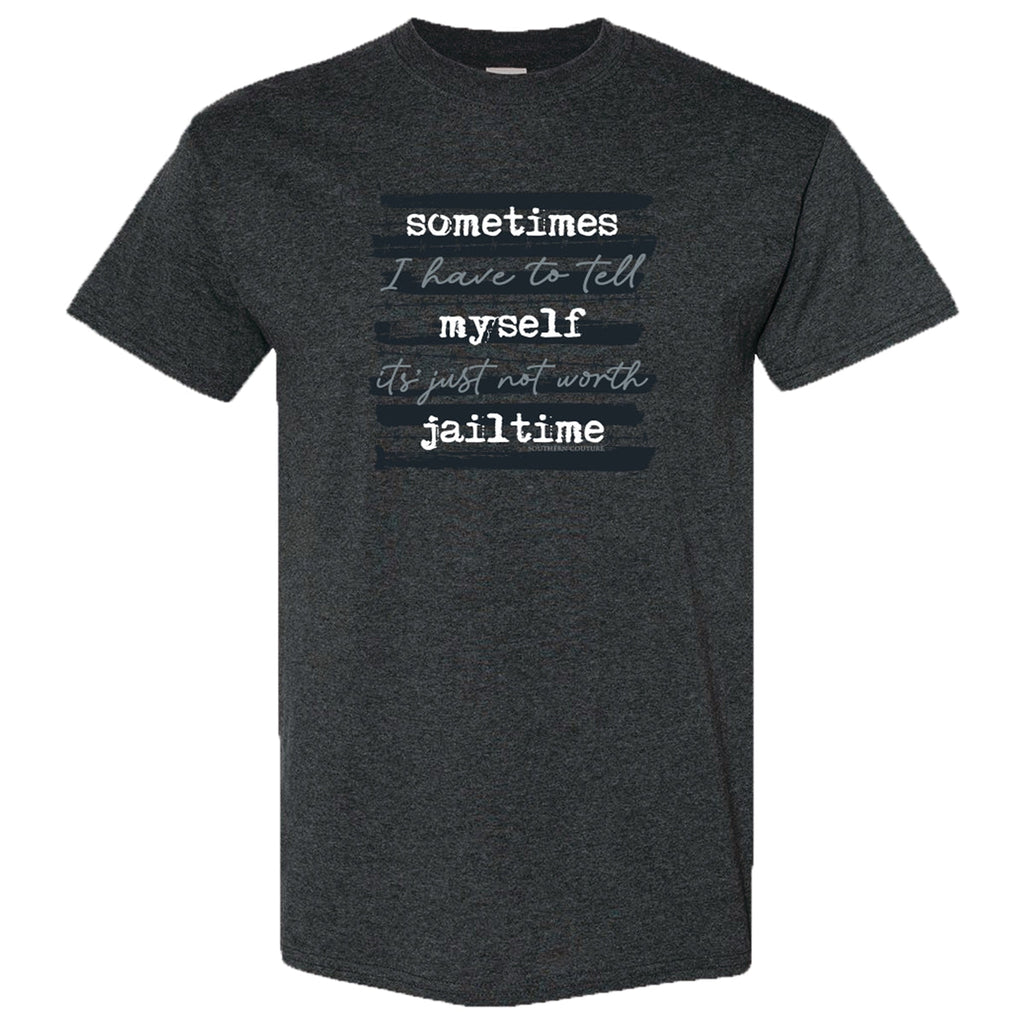 Southern Couture Not Worth Jail Time Soft - Adult & Kids T-Shirts, Sweatshirts & Hoodies apparel design preview 1