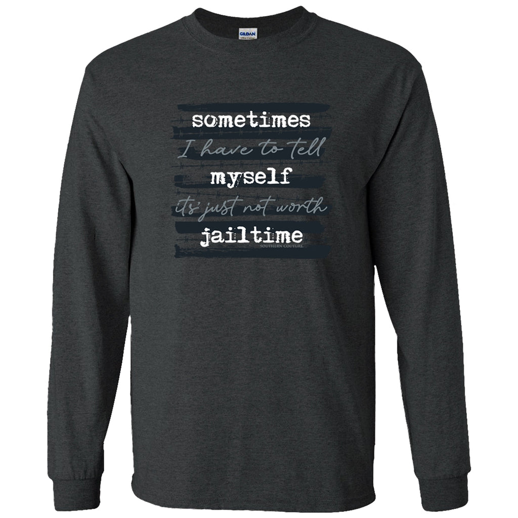 Southern Couture Not Worth Jail Time Soft - Adult & Kids T-Shirts, Sweatshirts & Hoodies apparel design preview 1