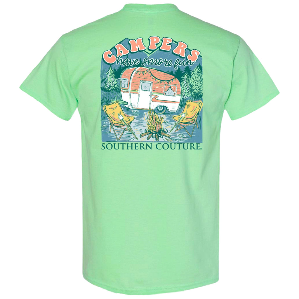 Southern Couture Classic Campers Have Smore Fun - Adult & Kids T-Shirts, Sweatshirts & Hoodies apparel design preview 1