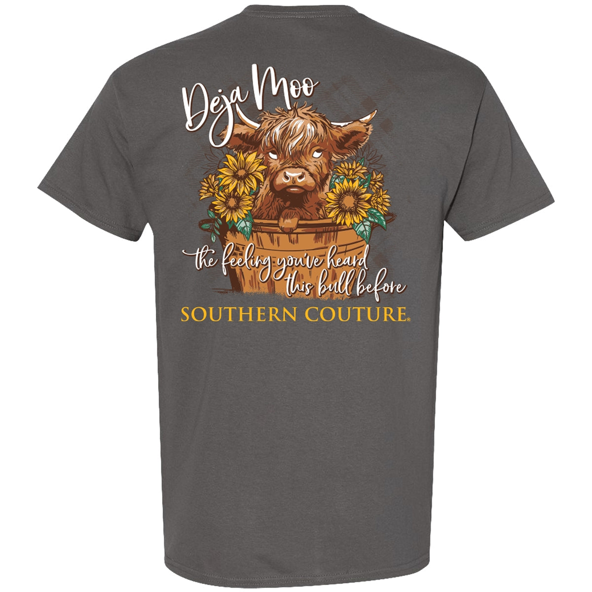 Southern Couture Classic Deja Moo Cow - Adult & Kids T-Shirts, Sweatshirts & Hoodies apparel design preview 2
