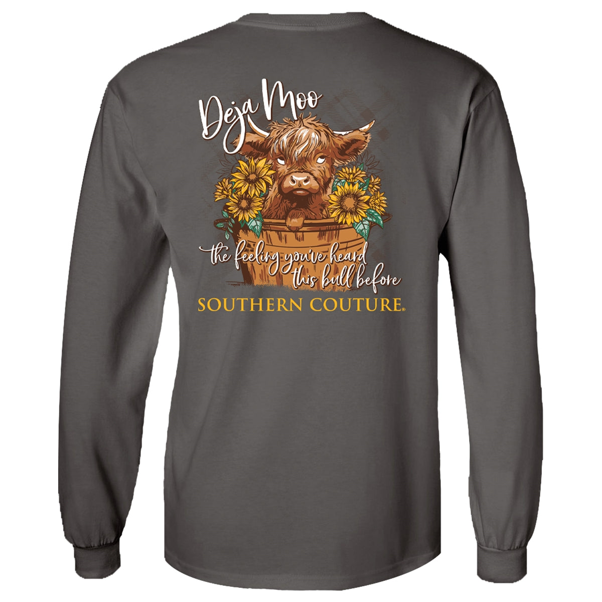 Southern Couture Classic Deja Moo Cow - Adult & Kids T-Shirts, Sweatshirts & Hoodies apparel design preview 2