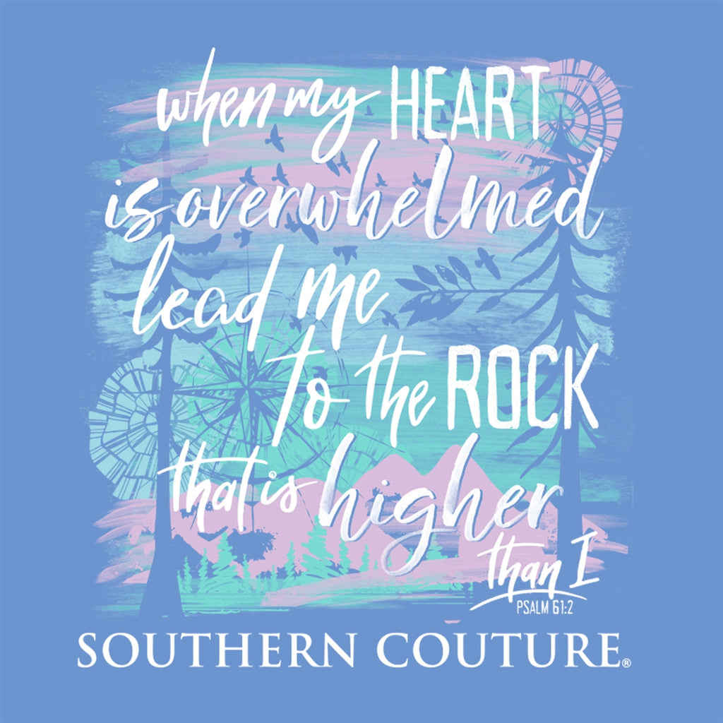 Southern Couture Classic When My Heart's Overwhelmed - Adult & Kids T-Shirts, Sweatshirts & Hoodies apparel design preview 2