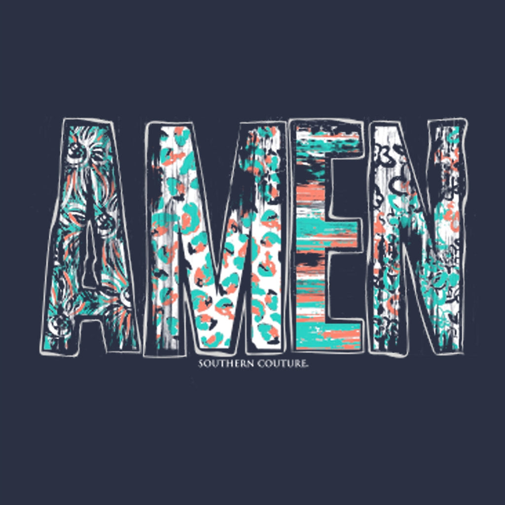 Southern Couture Soft Amen Faith - Adult & Kids T-Shirts, Sweatshirts & Hoodies apparel design preview 2