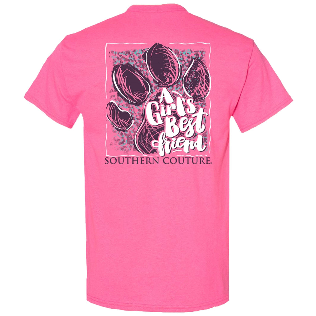 Southern Couture Classic A Girl's Best Friend Paw - Adult & Kids T-Shirts, Sweatshirts & Hoodies apparel design preview 1