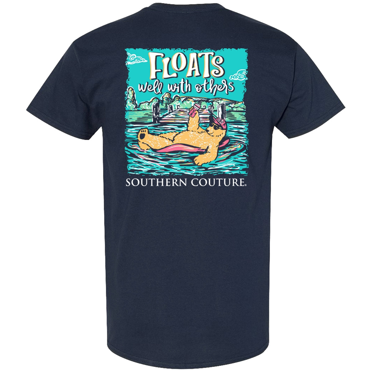 Southern Couture Classic Floats Well With Others - Adult & Kids T-Shirts, Sweatshirts & Hoodies apparel design preview 1