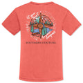 Southern Couture Heart Be Your Compass Comfort Colors - Adult & Kids T-Shirts, Sweatshirts & Hoodies apparel design preview 1