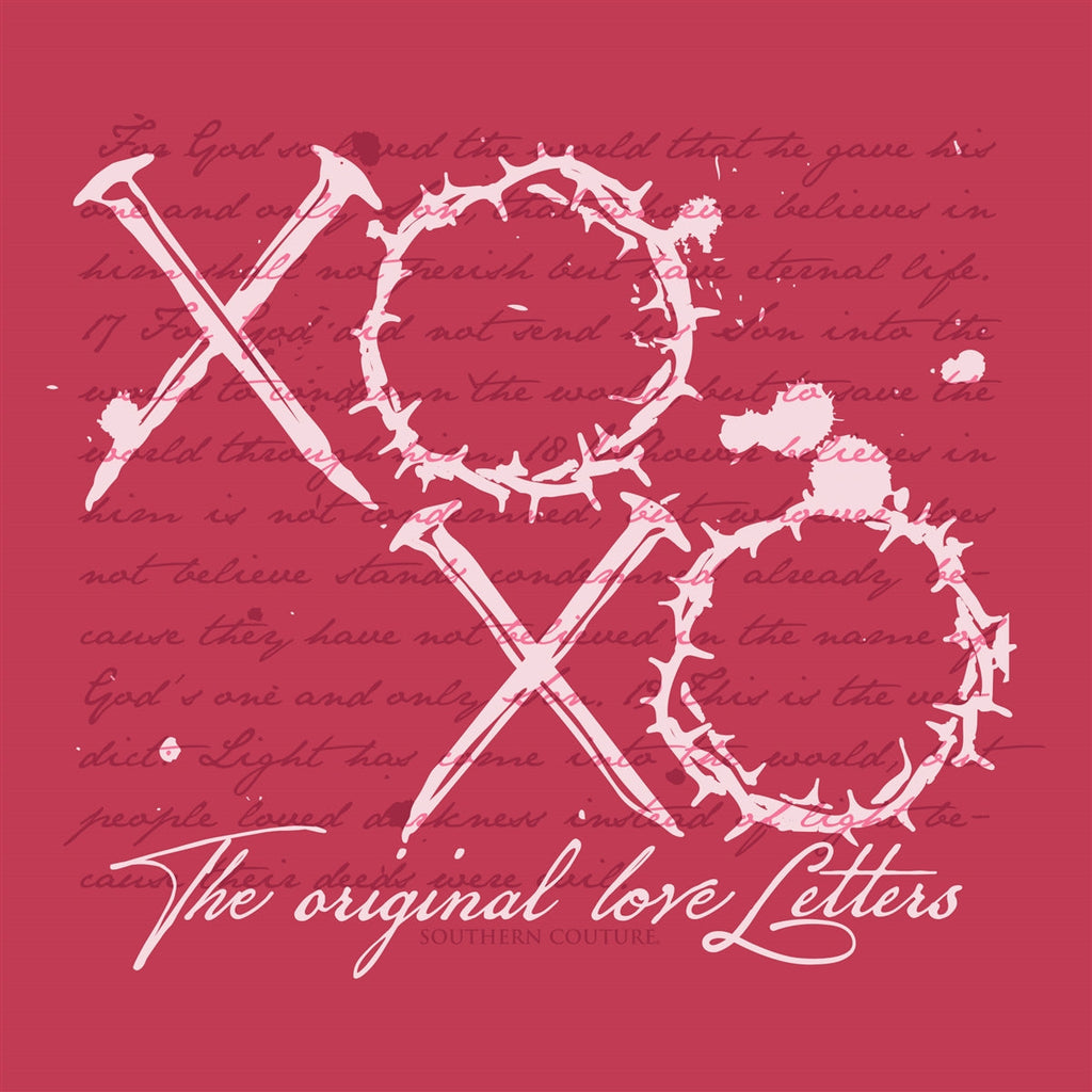 Southern Couture Soft Original Love Letters - Adult & Kids T-Shirts, Sweatshirts & Hoodies apparel design preview 2