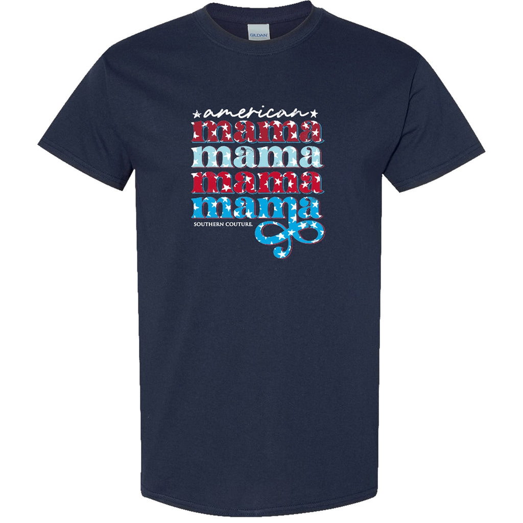 Southern Couture Soft American Mama USA - Adult & Kids T-Shirts, Sweatshirts & Hoodies apparel design preview 1