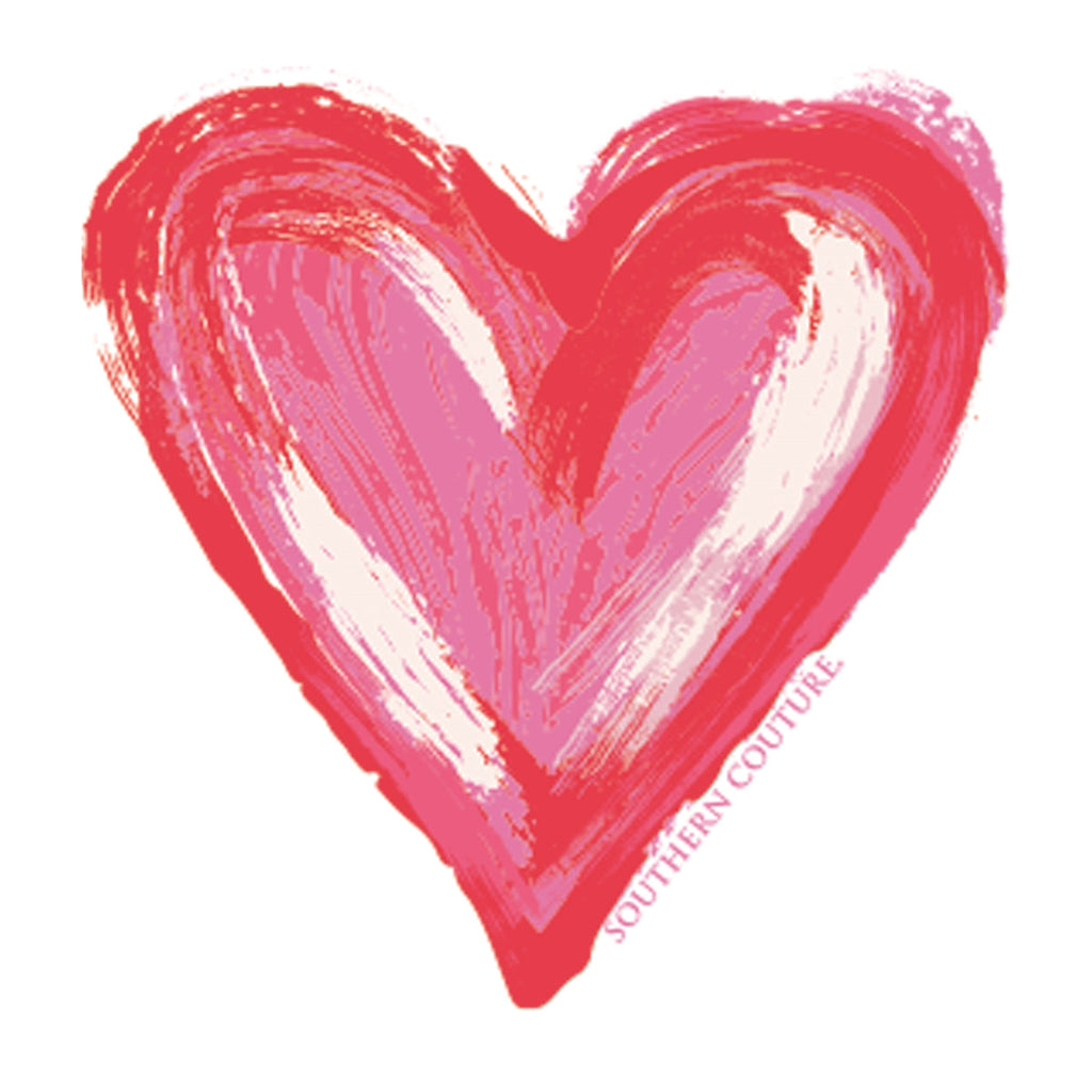 Southern Couture Soft Valentine Heart - Adult & Kids T-Shirts, Sweatshirts & Hoodies apparel design preview 2