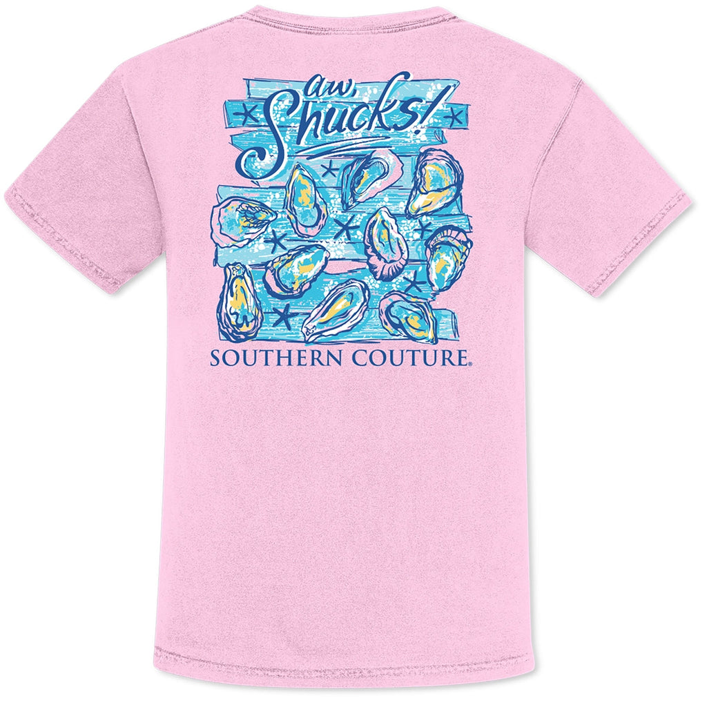 Southern Couture Aw Shucks Shells Comfort Colors - Adult & Kids T-Shirts, Sweatshirts & Hoodies apparel design preview 1