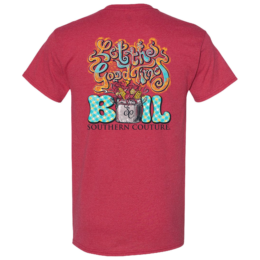 Southern Couture Classic Good Times Boil Crawfish - Adult & Kids T-Shirts, Sweatshirts & Hoodies apparel design preview 1