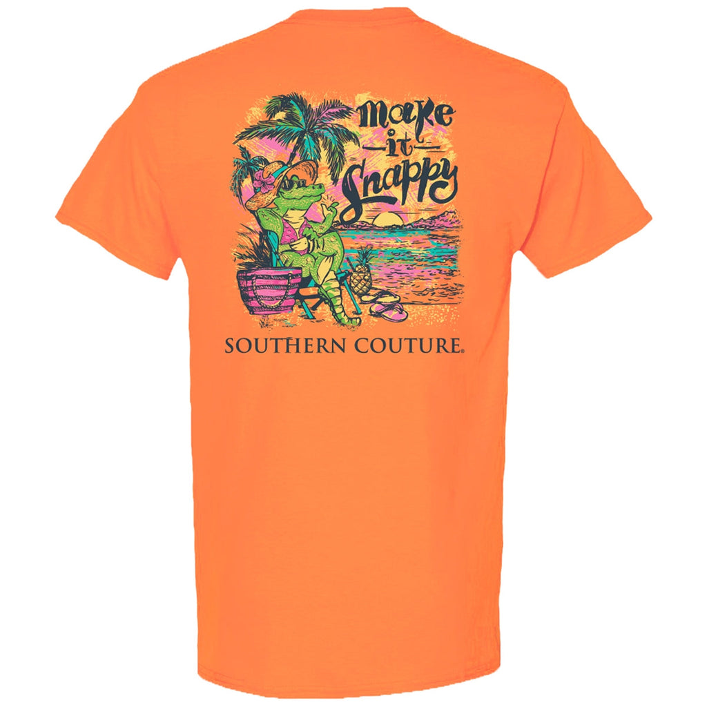 Southern Couture Classic Make It Snappy Gator - Adult & Kids T-Shirts, Sweatshirts & Hoodies apparel design preview 1