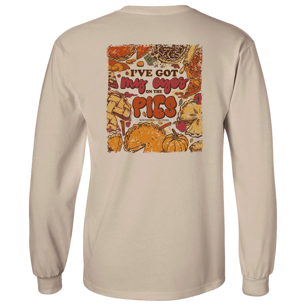 Southern Couture Classic Eyes On The Pies Fall - Adult & Kids T-Shirts, Sweatshirts & Hoodies apparel design preview 1