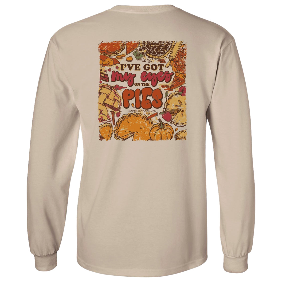 Southern Couture Classic Eyes On The Pies Fall - Adult & Kids T-Shirts, Sweatshirts & Hoodies apparel design preview 1