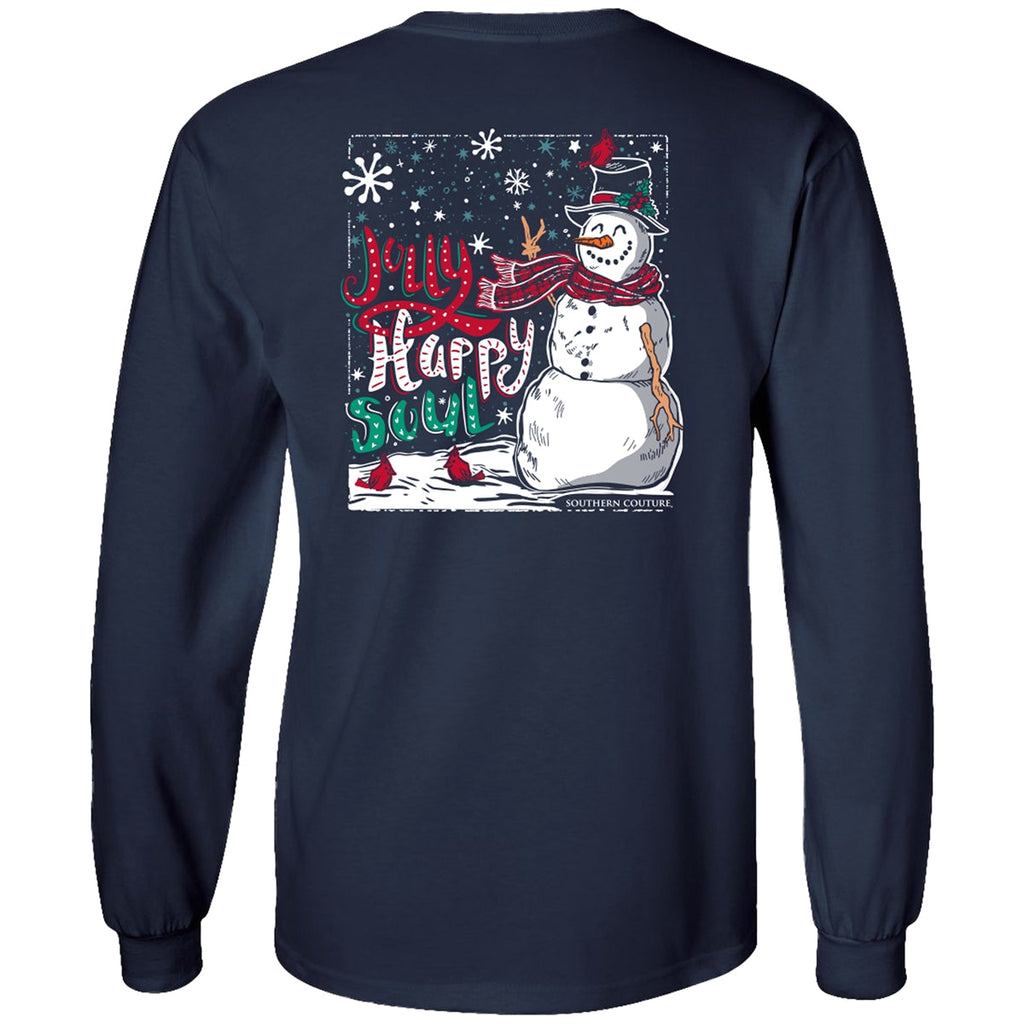 Southern Couture Classic Jolly Happy Soul Holiday - Adult & Kids T-Shirts, Sweatshirts & Hoodies apparel design preview 1
