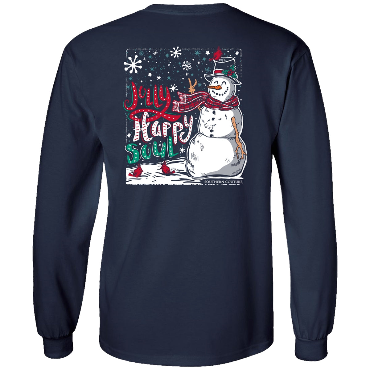 Southern Couture Classic Jolly Happy Soul Holiday - Adult & Kids T-Shirts, Sweatshirts & Hoodies apparel design preview 1