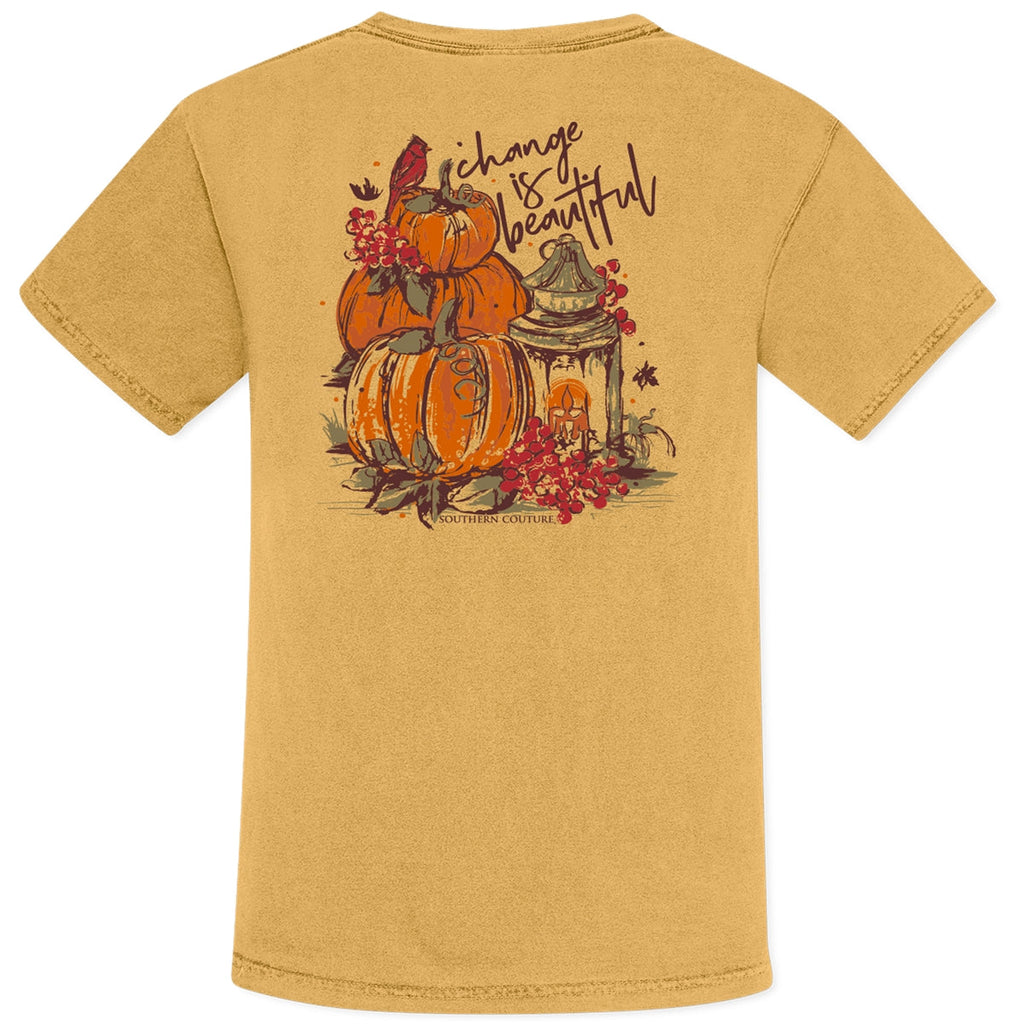 Southern Couture Change Is Beautiful Pumpkin Comfort - Adult & Kids T-Shirts, Sweatshirts & Hoodies apparel design preview 2