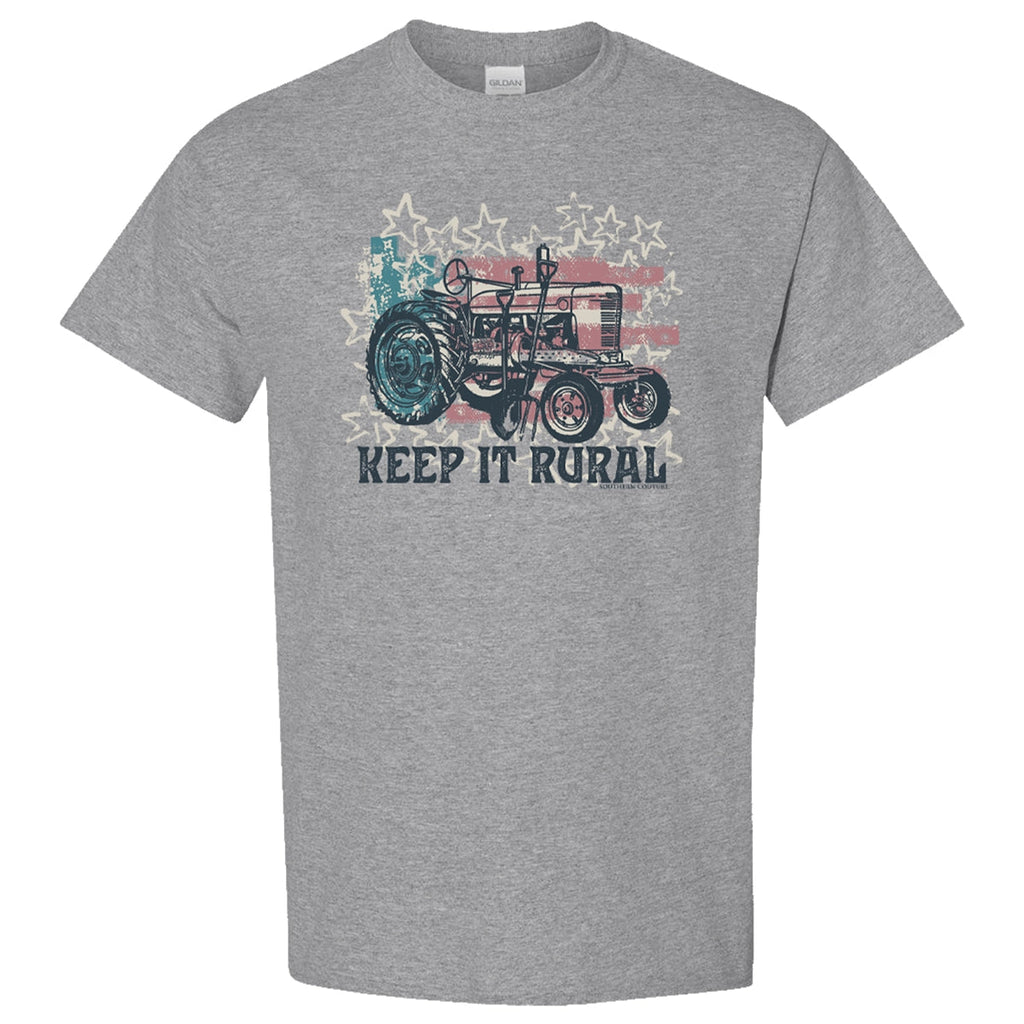 Southern Couture Soft Keep It Rural USA - Adult & Kids T-Shirts, Sweatshirts & Hoodies apparel design preview 1