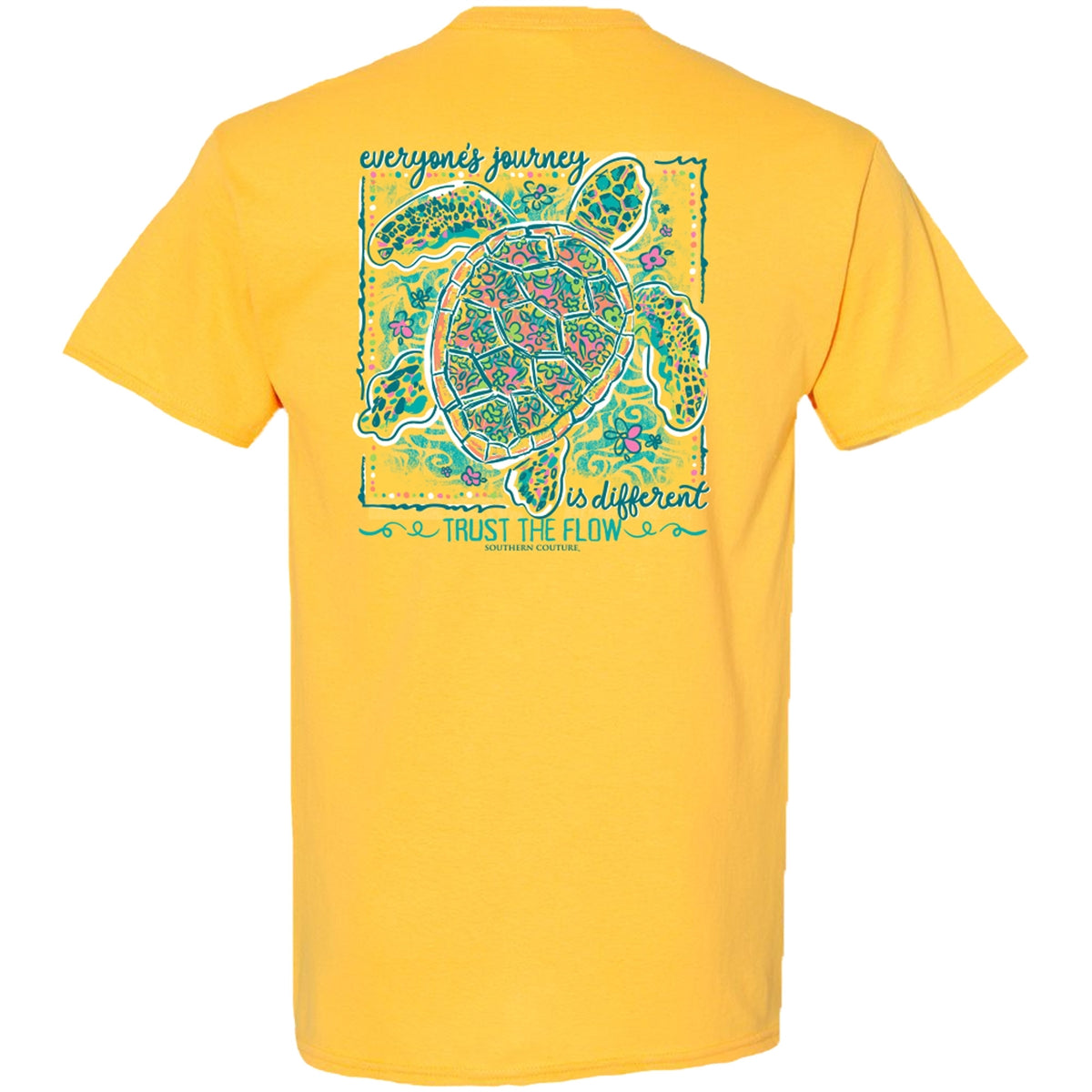 Southern Couture Classic Everyone's Journey Turtle - Adult & Kids T-Shirts, Sweatshirts & Hoodies apparel design preview 2