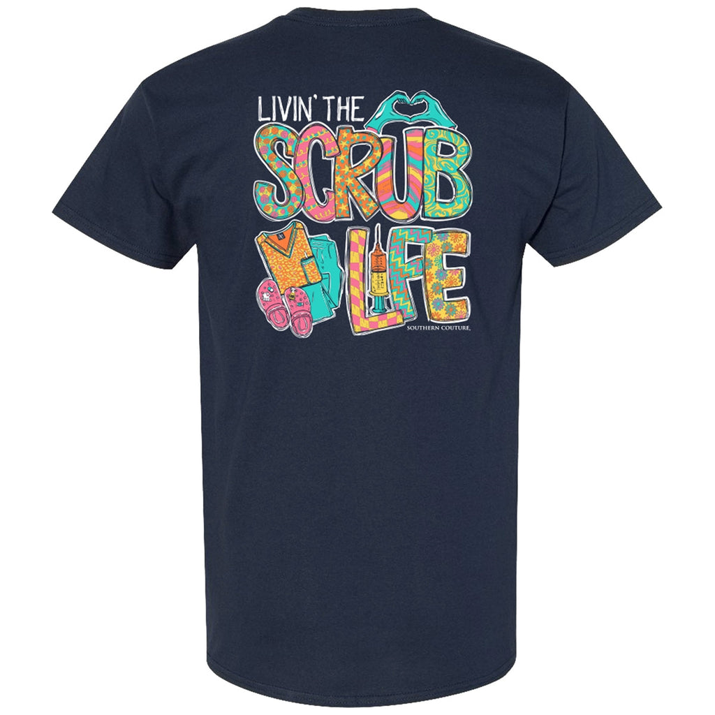 Southern Couture Classic Scrub Life Nurse - Adult & Kids T-Shirts, Sweatshirts & Hoodies apparel design preview 2