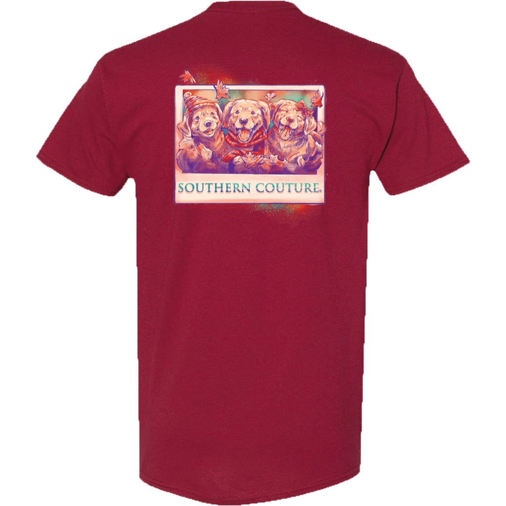 Southern Couture Classic Fall Puppies - Adult & Kids T-Shirts, Sweatshirts & Hoodies apparel design preview 1
