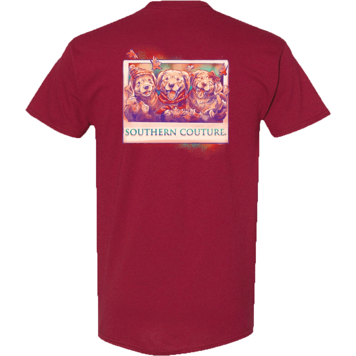 Southern Couture Classic Fall Puppies - Adult & Kids T-Shirts, Sweatshirts & Hoodies apparel design preview 1