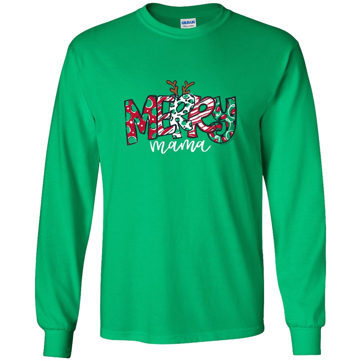 Southern Couture Merry Mama Holiday Soft - Adult & Kids T-Shirts, Sweatshirts & Hoodies apparel design preview 1