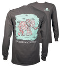 SALE Southern Couture Paisley Elephant Arrows Girlie - Adult & Kids T-Shirts, Sweatshirts & Hoodies apparel design preview 1