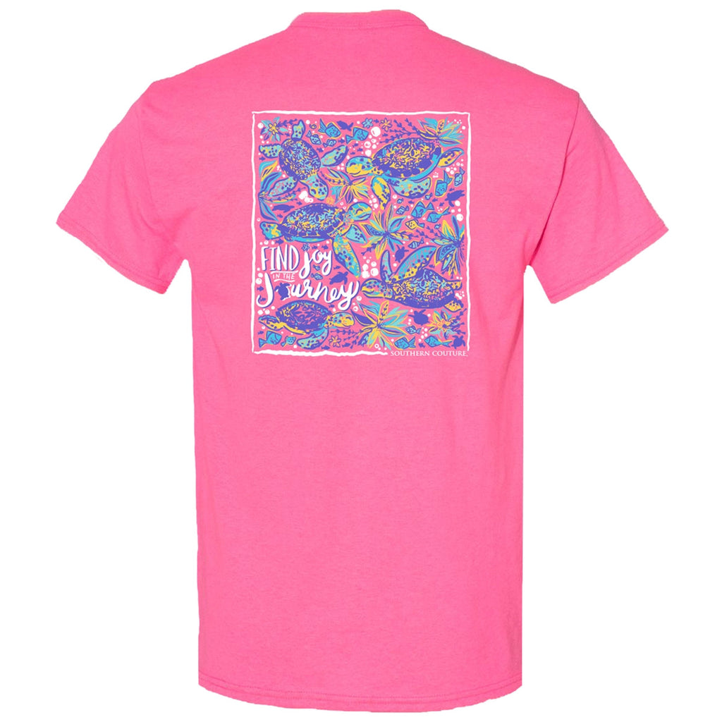 Southern Couture Classic Find Joy Turtle - Adult & Kids T-Shirts, Sweatshirts & Hoodies apparel design preview 1