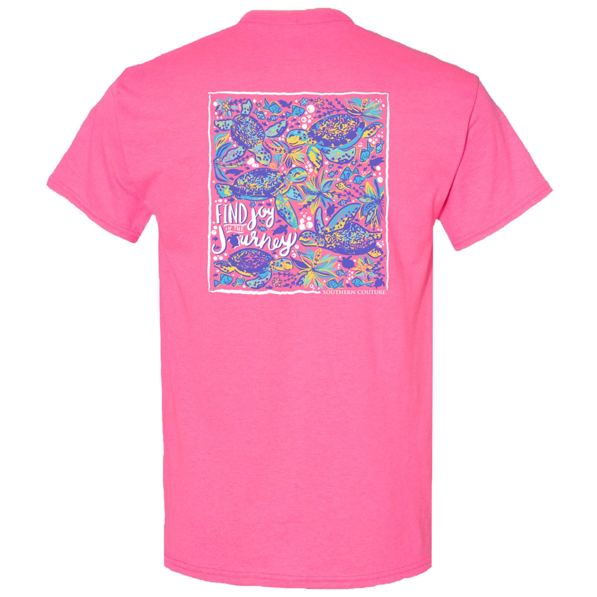 Southern Couture Classic Find Joy Turtle - Adult & Kids T-Shirts, Sweatshirts & Hoodies apparel design preview 1