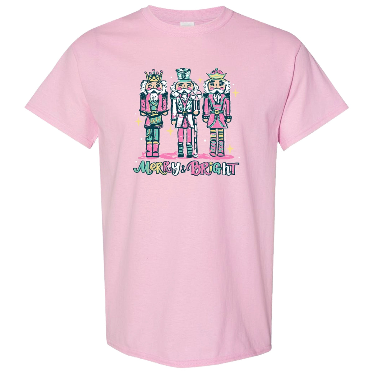 Southern Couture Merry Bright Nutcracker Holiday Soft - Adult & Kids T-Shirts, Sweatshirts & Hoodies apparel design preview 2