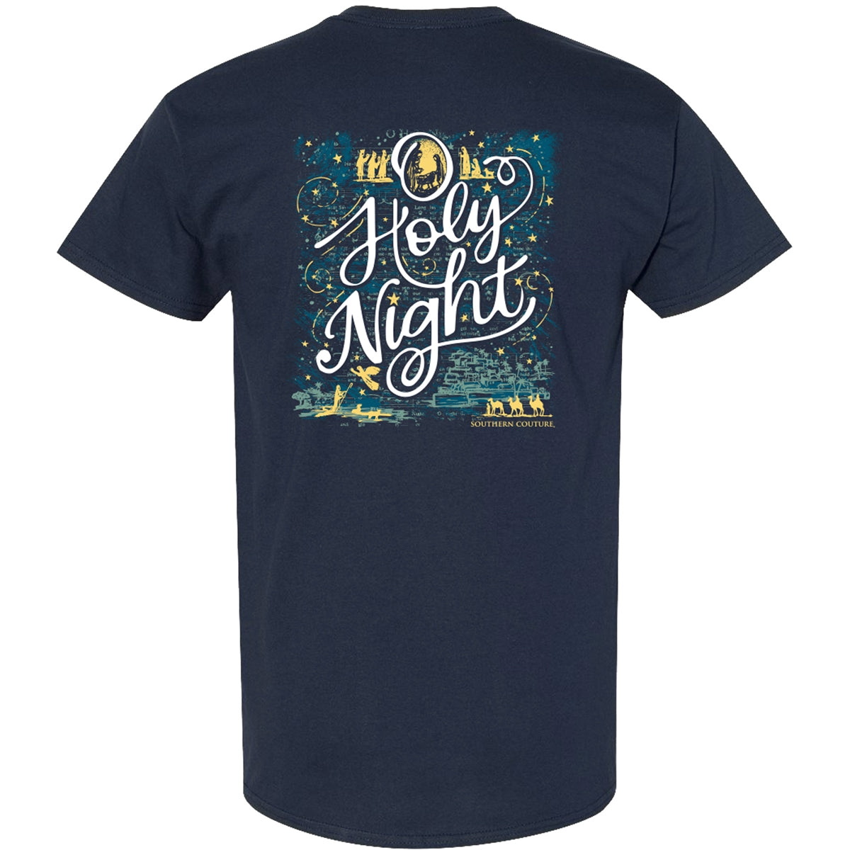 Southern Couture Classic O Holy Night Holiday - Adult & Kids T-Shirts, Sweatshirts & Hoodies apparel design preview 1