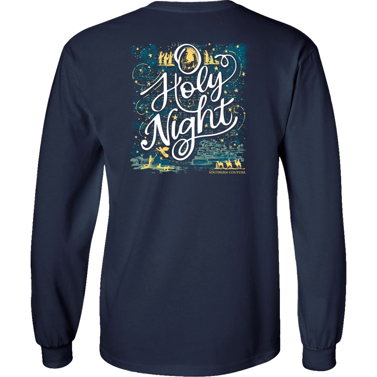 Southern Couture Classic O Holy Night Holiday - Adult & Kids T-Shirts, Sweatshirts & Hoodies apparel design preview 1