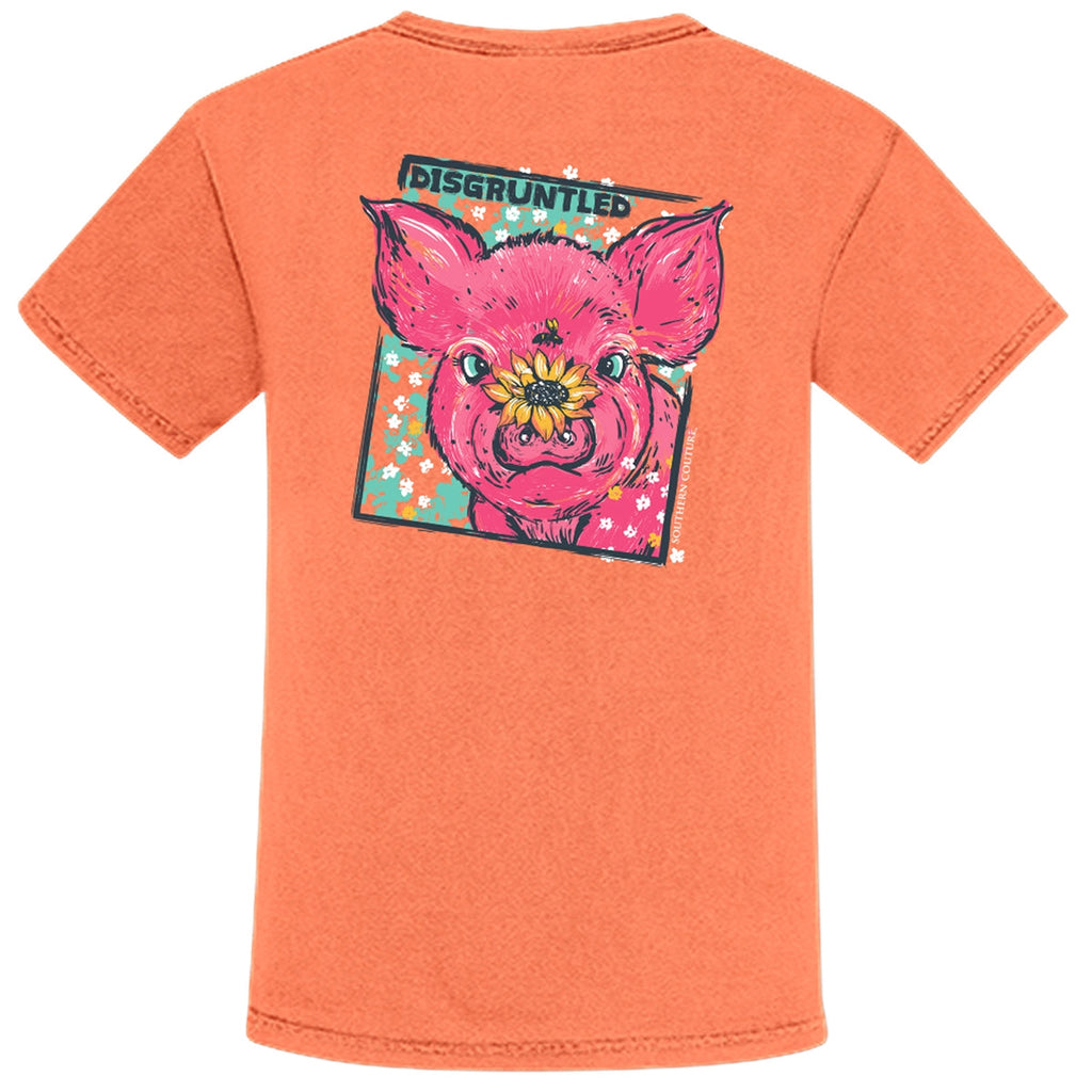 Southern Couture Disgruntled Pig Comfort Colors - Adult & Kids T-Shirts, Sweatshirts & Hoodies apparel design preview 1