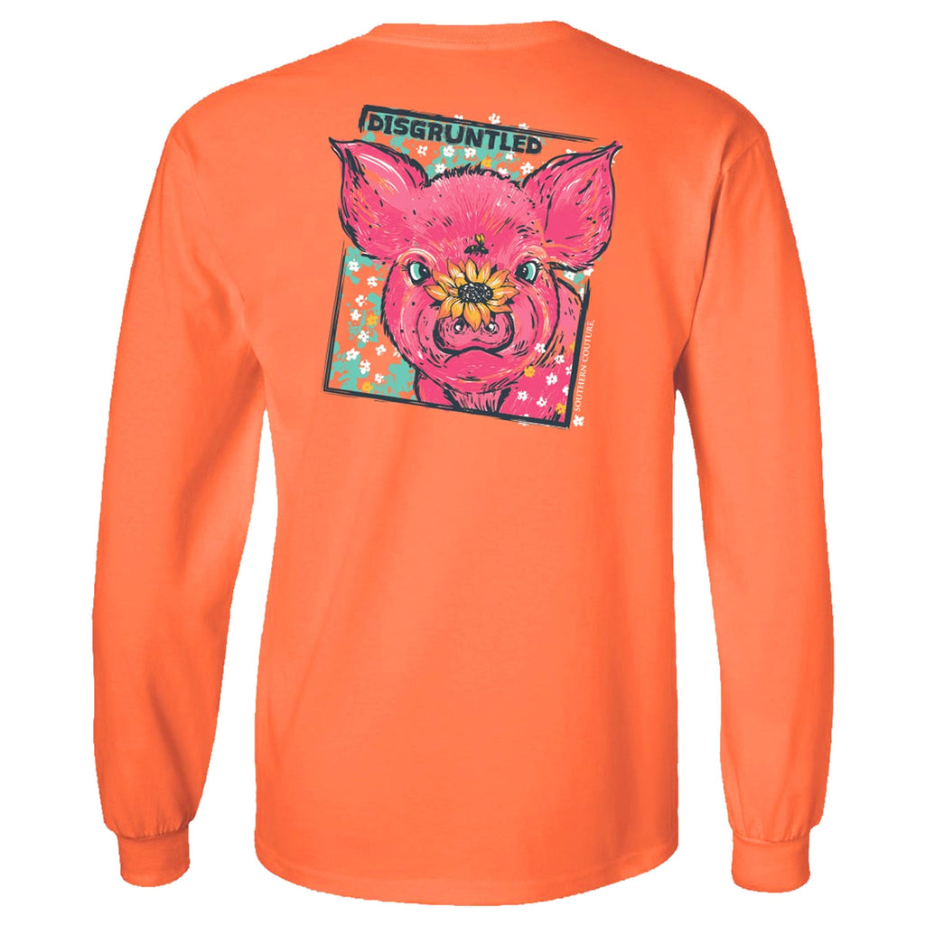 Southern Couture Disgruntled Pig Comfort Colors - Adult & Kids T-Shirts, Sweatshirts & Hoodies apparel design preview 2