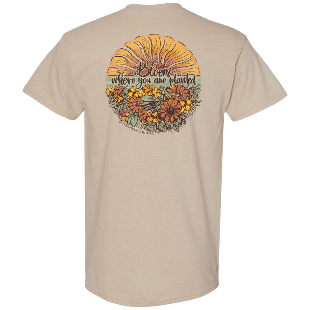 Southern Couture Classic Bloom Where You Are Planted - Adult & Kids T-Shirts, Sweatshirts & Hoodies apparel design preview 2