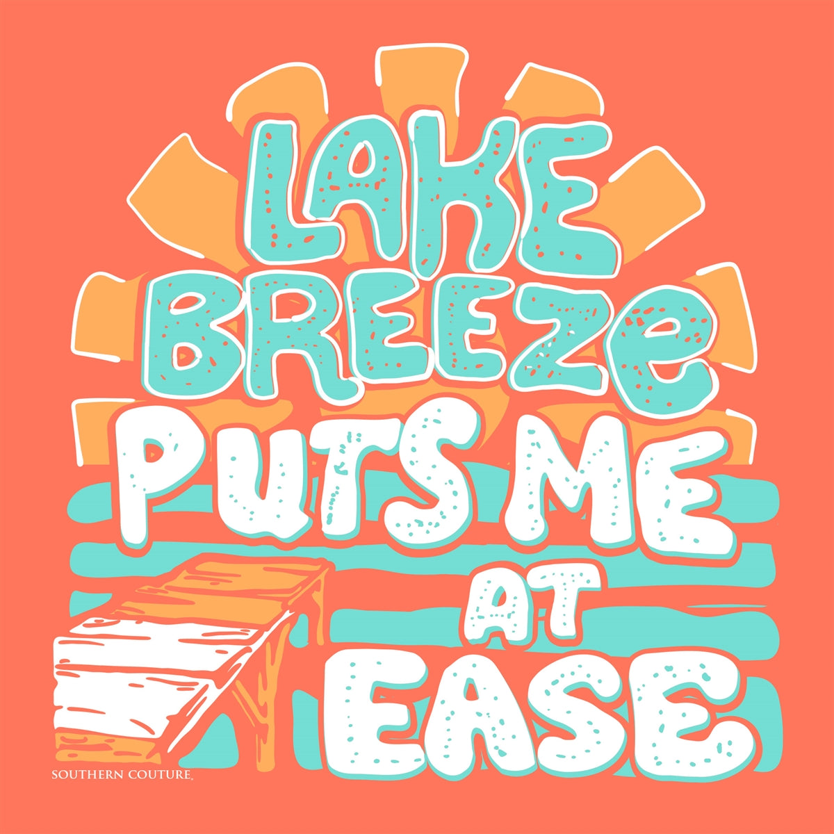 Southern Couture Soft Lake Breeze - Adult & Kids T-Shirts, Sweatshirts & Hoodies apparel design preview 2