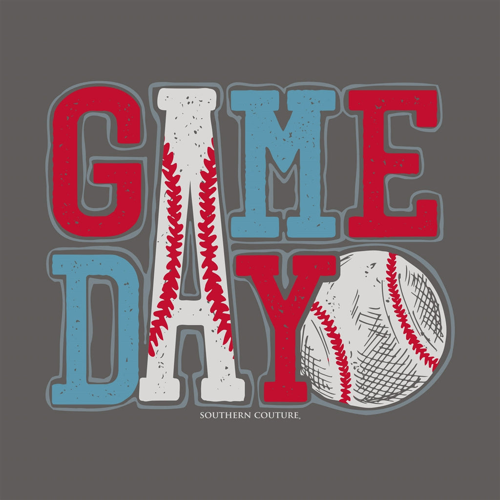 Southern Couture Soft Game Day Baseball - Adult & Kids T-Shirts, Sweatshirts & Hoodies apparel design preview 2