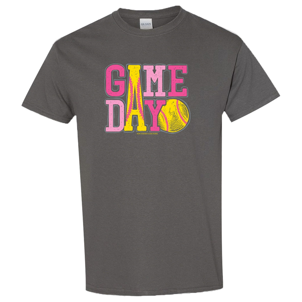 Southern Couture Soft Game Day Softball - Adult & Kids T-Shirts, Sweatshirts & Hoodies apparel design preview 1