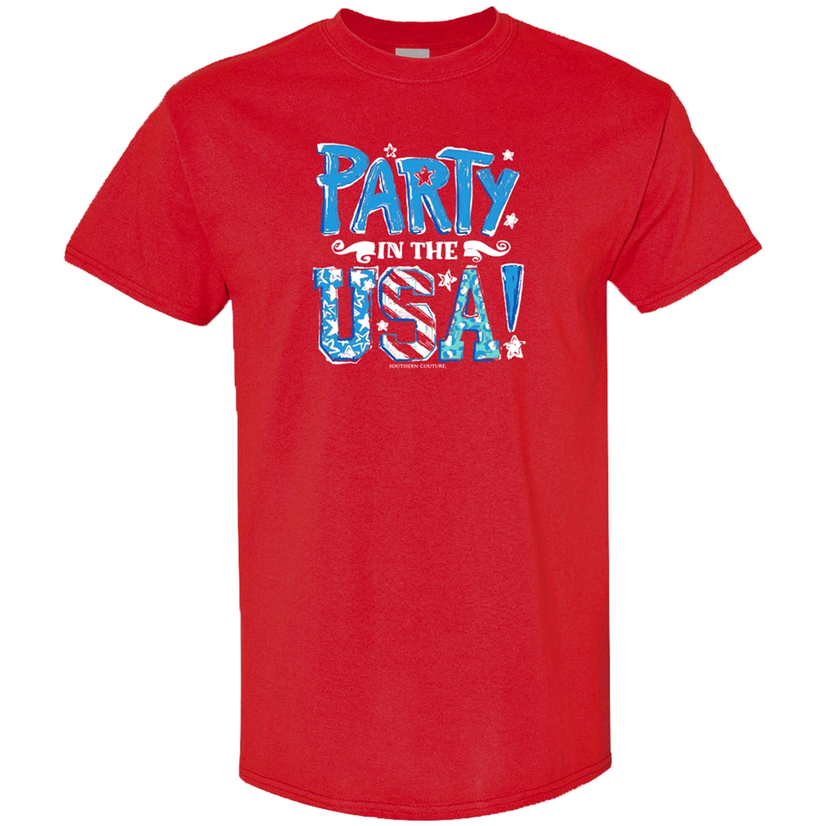 Southern Couture Soft Party In The USA - Adult & Kids T-Shirts, Sweatshirts & Hoodies apparel design preview 1