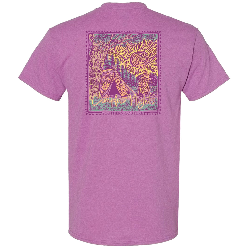 Southern Couture Classic Campfire Nights - Adult & Kids T-Shirts, Sweatshirts & Hoodies apparel design preview 2