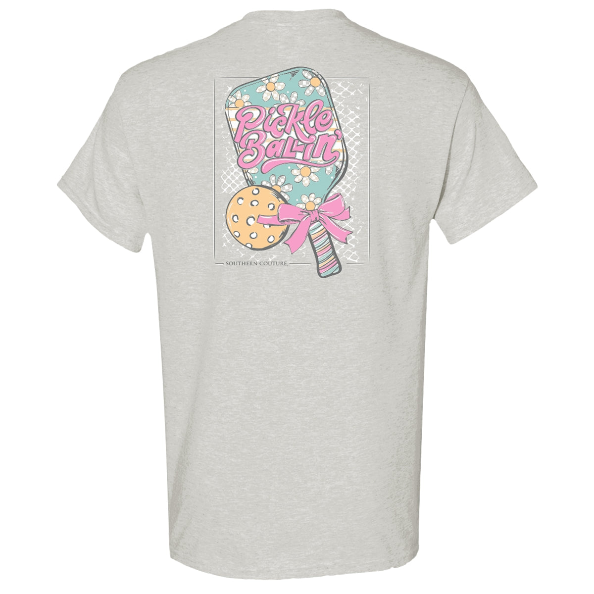 Southern Couture Classic Pickleballin' - Adult & Kids T-Shirts, Sweatshirts & Hoodies apparel design preview 2