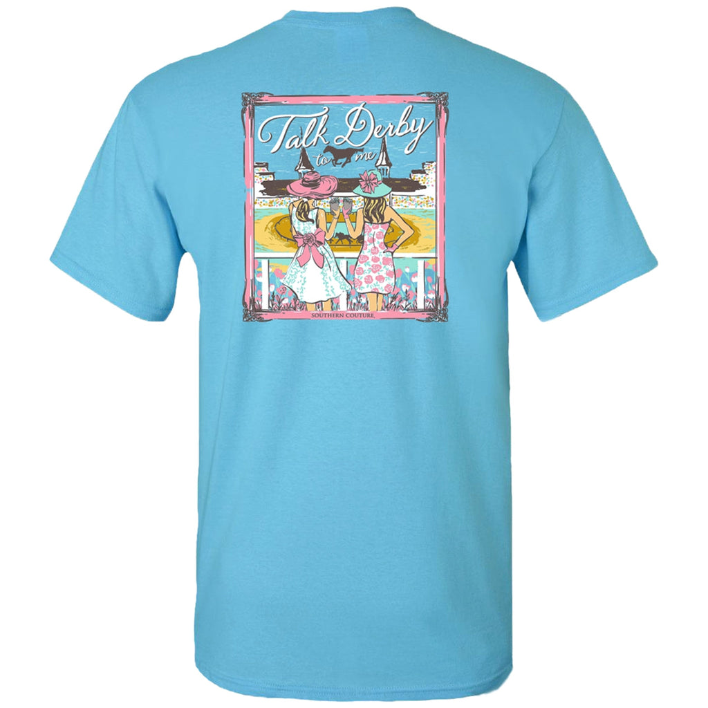 Southern Couture Classic Talk Derby To Me - Adult & Kids T-Shirts, Sweatshirts & Hoodies apparel design preview 1