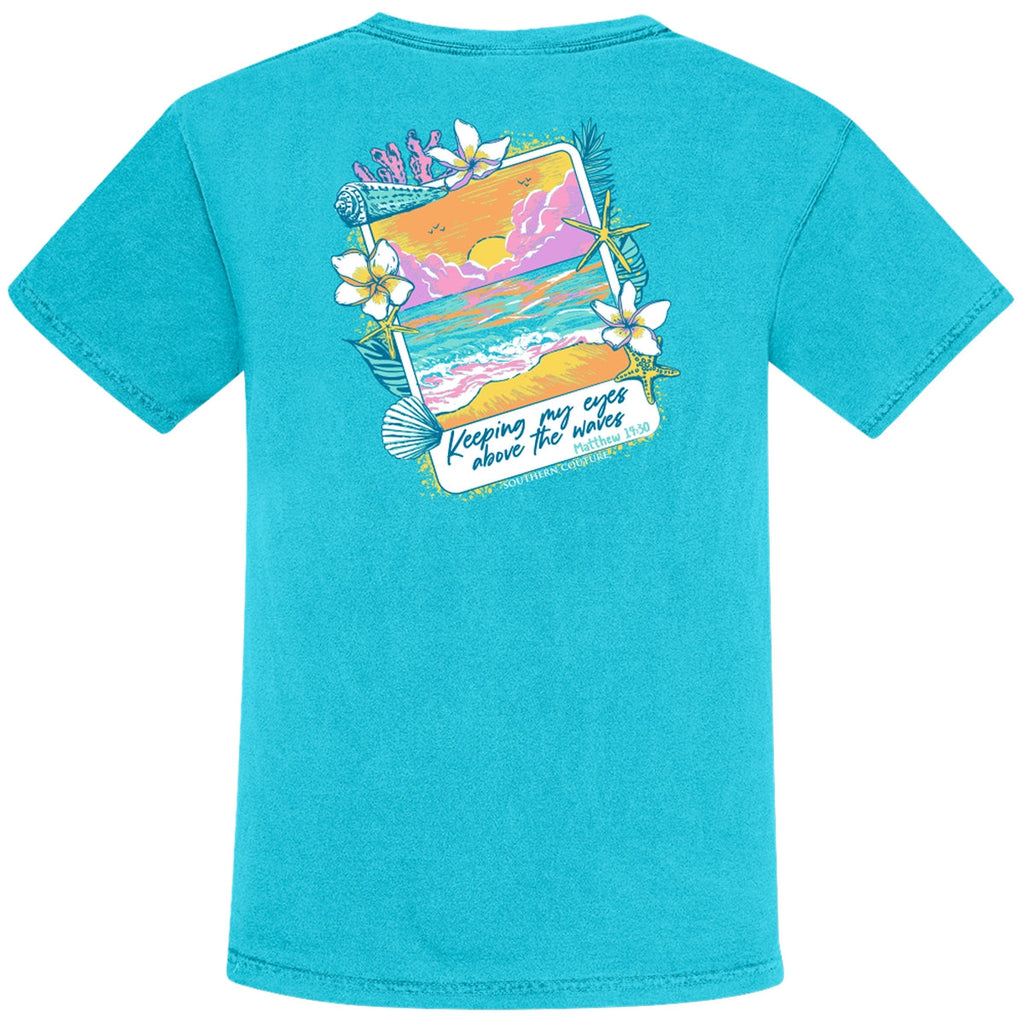 Southern Couture Keeping My Eyes Above Comfort Colors - Adult & Kids T-Shirts, Sweatshirts & Hoodies apparel design preview 2