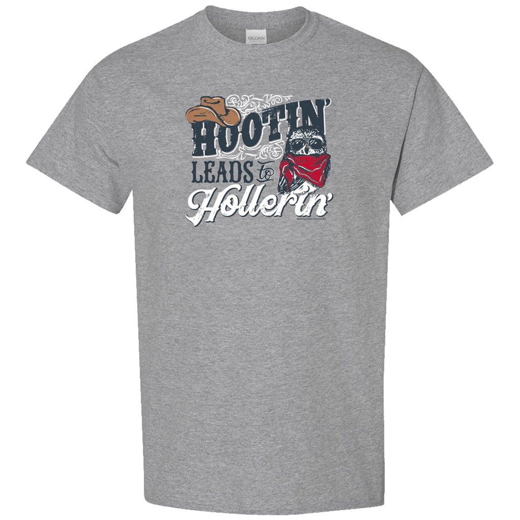 Southern Couture Soft Hootin Leads To Hollerin - Adult & Kids T-Shirts, Sweatshirts & Hoodies apparel design preview 1