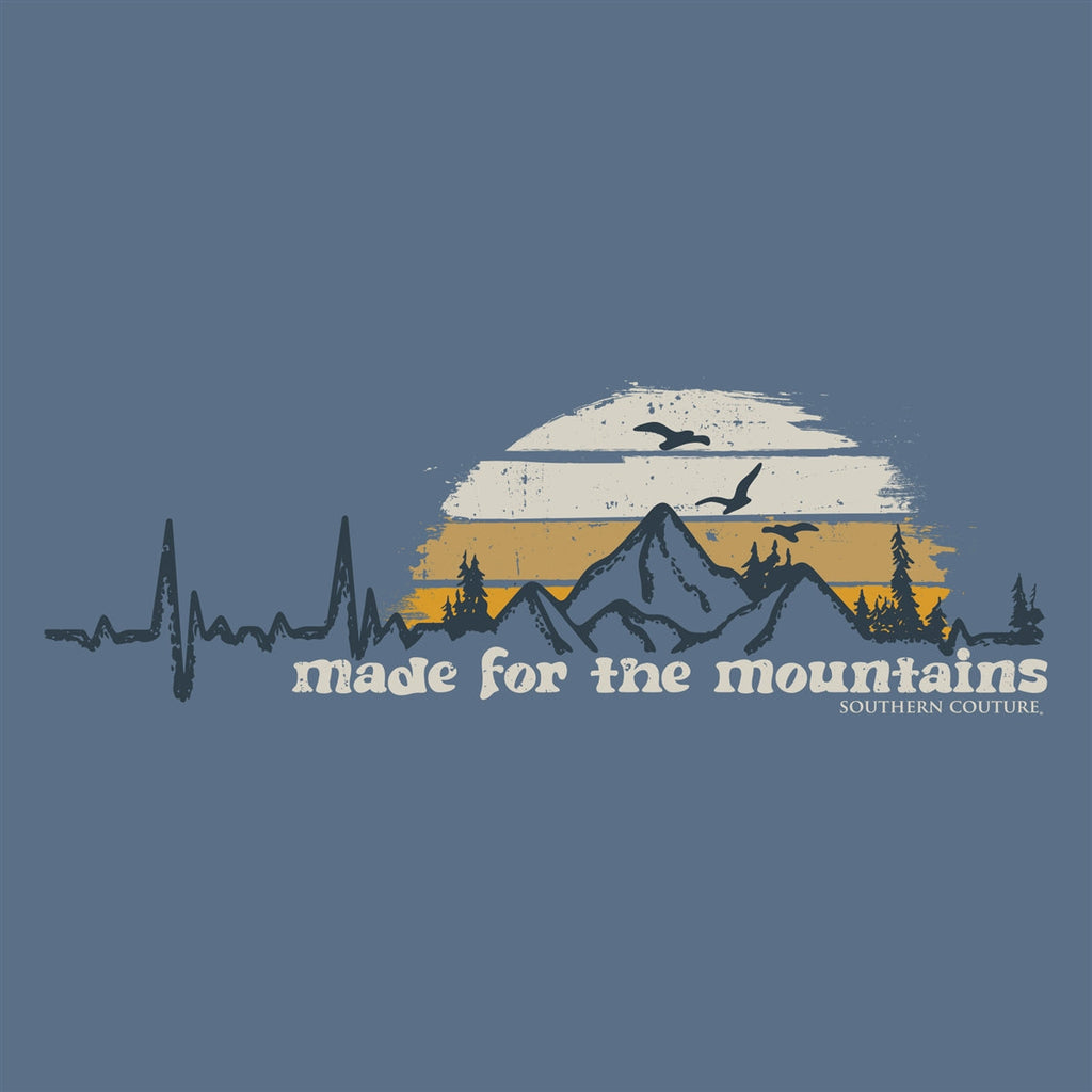 Southern Couture Soft Made For The Mountains - Adult & Kids T-Shirts, Sweatshirts & Hoodies apparel design preview 2