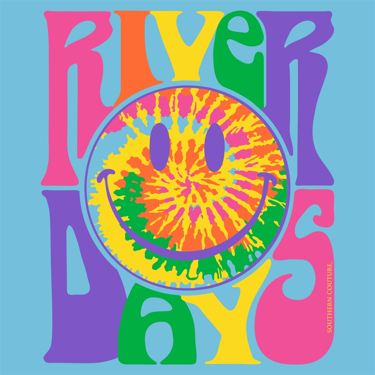 Southern Couture Soft River Days - Adult & Kids T-Shirts, Sweatshirts & Hoodies apparel design preview 2