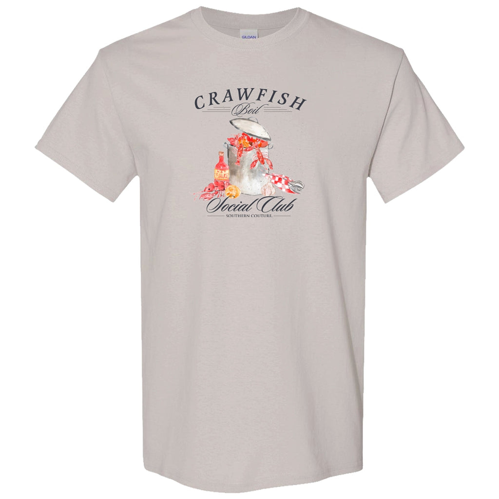 Southern Couture Soft Crawfish Social Club - Adult & Kids T-Shirts, Sweatshirts & Hoodies apparel design preview 1