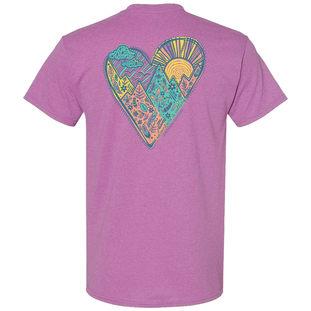 Southern Couture Classic Mountain Heart - Adult & Kids T-Shirts, Sweatshirts & Hoodies apparel design preview 2