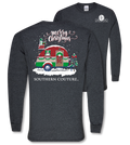 Southern Couture Preppy Christmas Camper Holiday - Adult & Kids T-Shirts, Sweatshirts & Hoodies apparel design preview 1